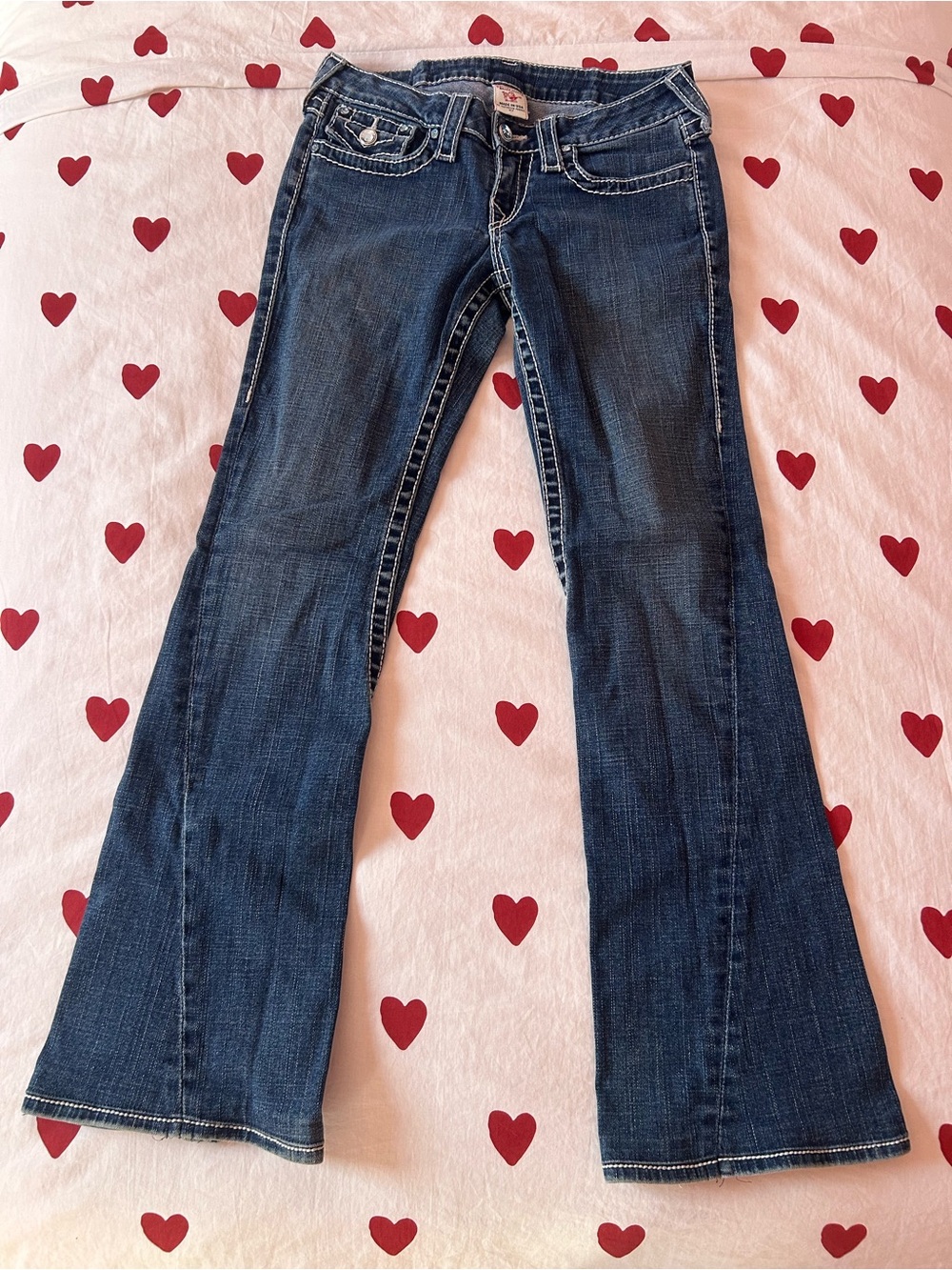 True Religion Dark Blue Flared Jeans